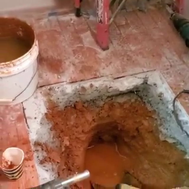 Repairing Broken Drain Pipe under the slab