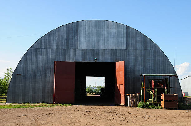 Metal Arch Equipment Warehouse